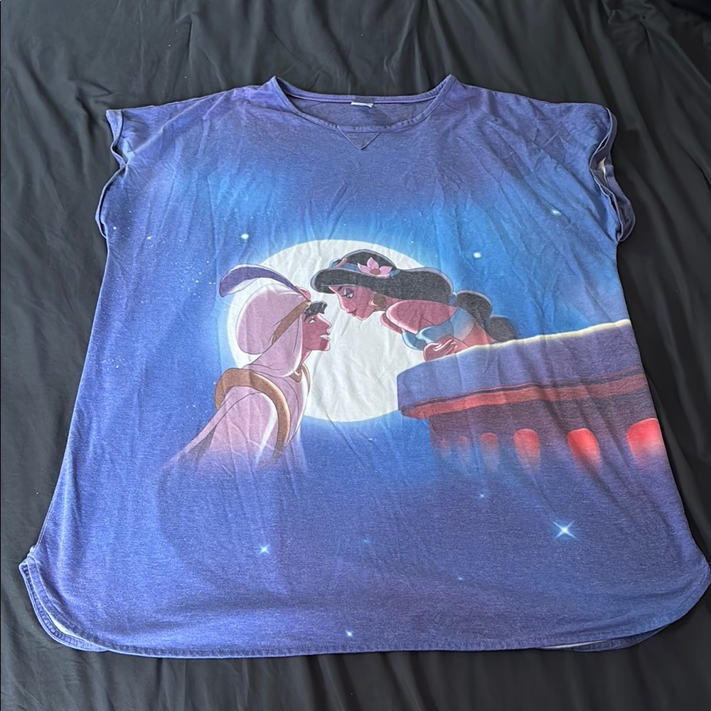 3xl plus size Disney Store Aladdin Nightgown night shirt sleepwear jasmine